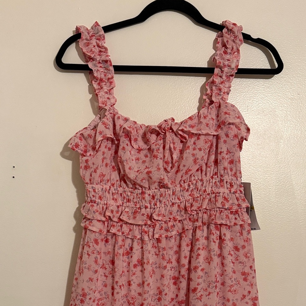 🧡 3 for $20 Kingston Pink Floral Mini Dress